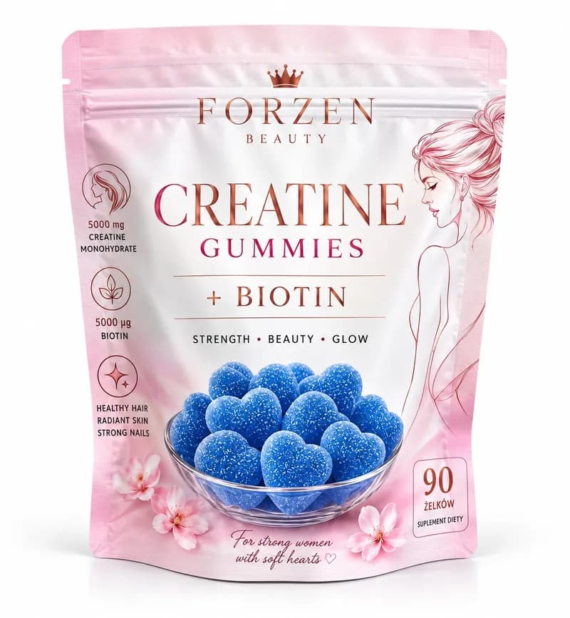 Beauty Creatine Gummies + Biotin — Kreatyna w żelkach z biotyną — zdjęcie 1